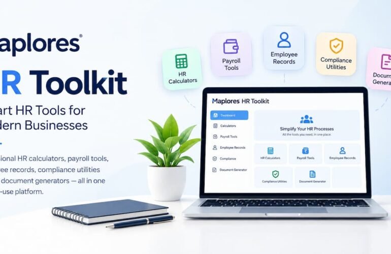 Maplores HR Toolkit for payroll, employee records, compliance and HR tools